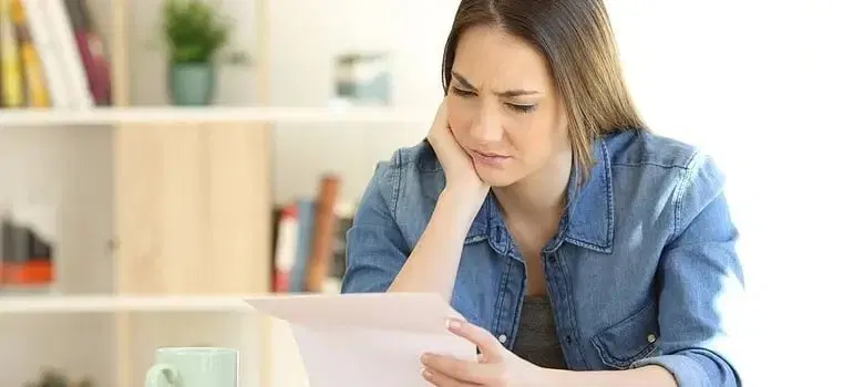 Woman considering debt options