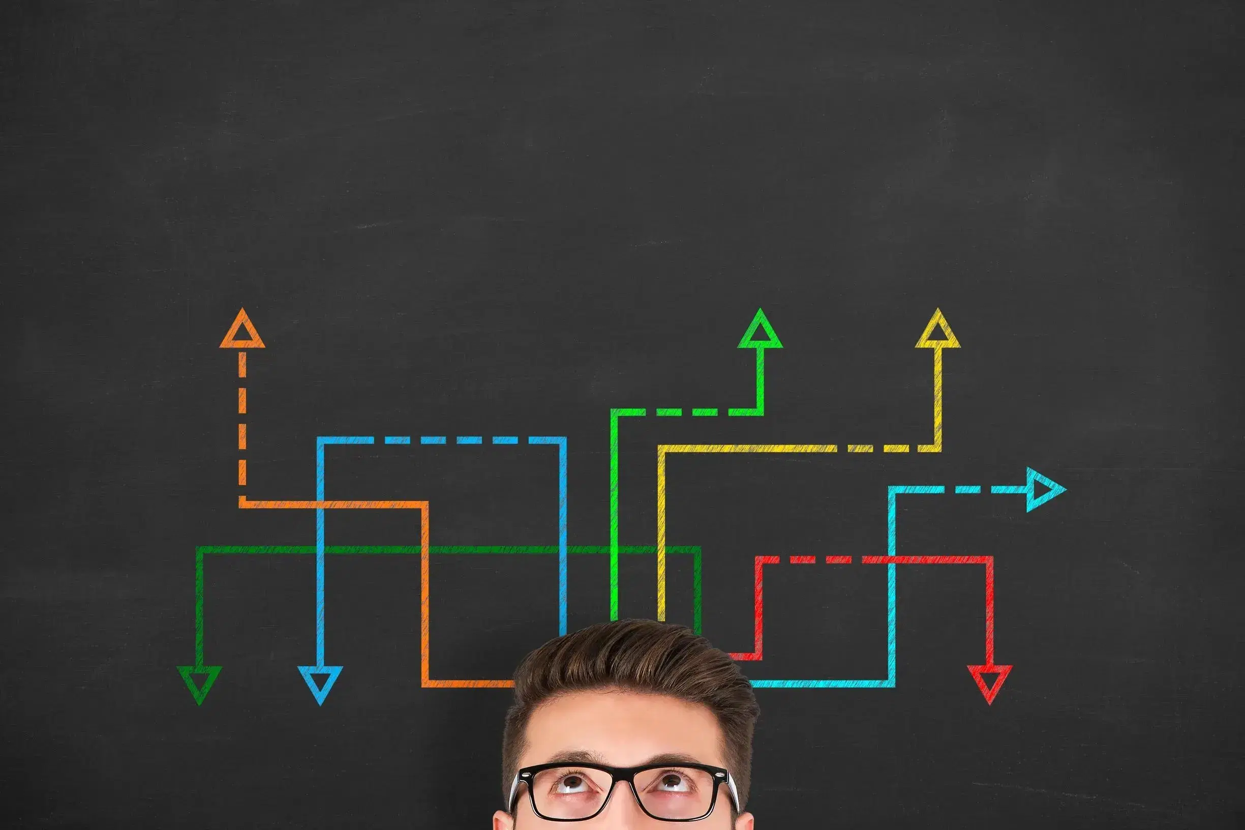 Man thinking about different debt relief options